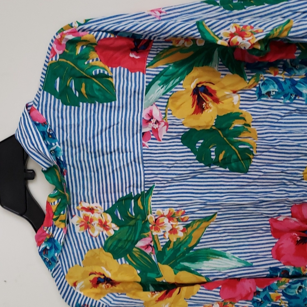Ruby Rd striped button down shirt - Picture 7 of 7